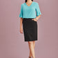 Biz Corporate Womens Siena Bandless Pencil Skirt (20717)