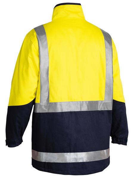 Bisley Taped Hi Vis 3 In 1 Drill Jacket-(BJ6970T)