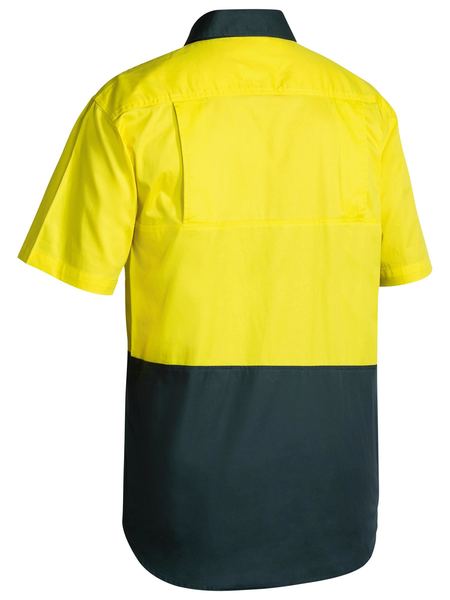 Bisley Hi Vis Cool Lightweight Drill Shirt Short Sleeve (BS1895)