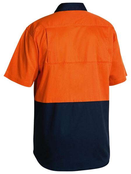 Bisley Hi Vis Cool Lightweight Drill Shirt Short Sleeve (BS1895)