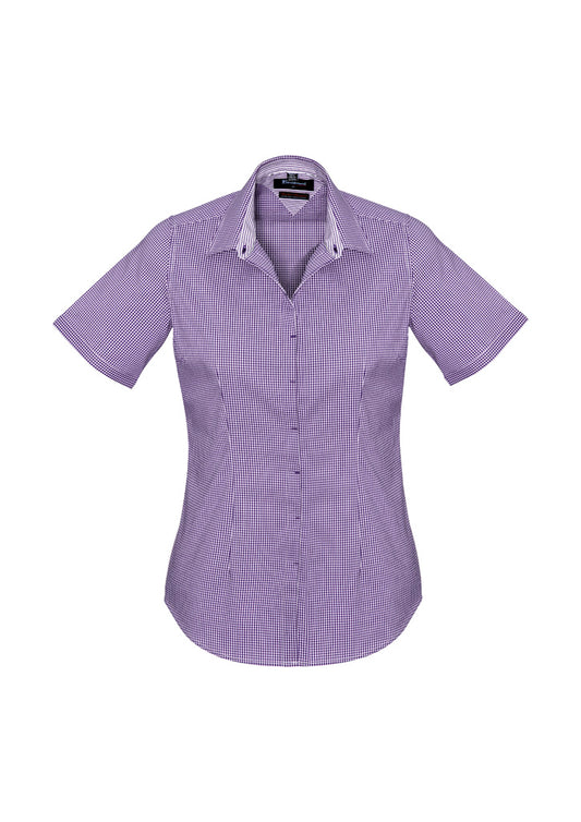 Biz Corporate Womens Newport Short Sleeve Shirt (42512)