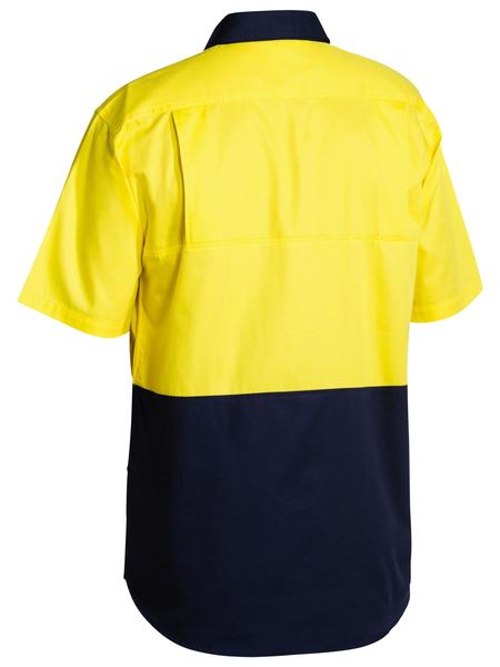 Bisley Hi Vis Cool Lightweight Drill Shirt Short Sleeve (BS1895)