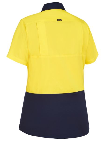 Bisley Women's Cool Lightweight Hi Vis Drill Shirt - (BL1895)