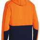 Bisley Hi Vis Zip Front Fleece Hoodie-(BK6819)