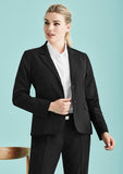 Biz Corporate Ladies 2 Button Mid Length Jacket (60119)