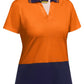 Bisley Women's Hi Vis V-neck Polo (BKL1234)