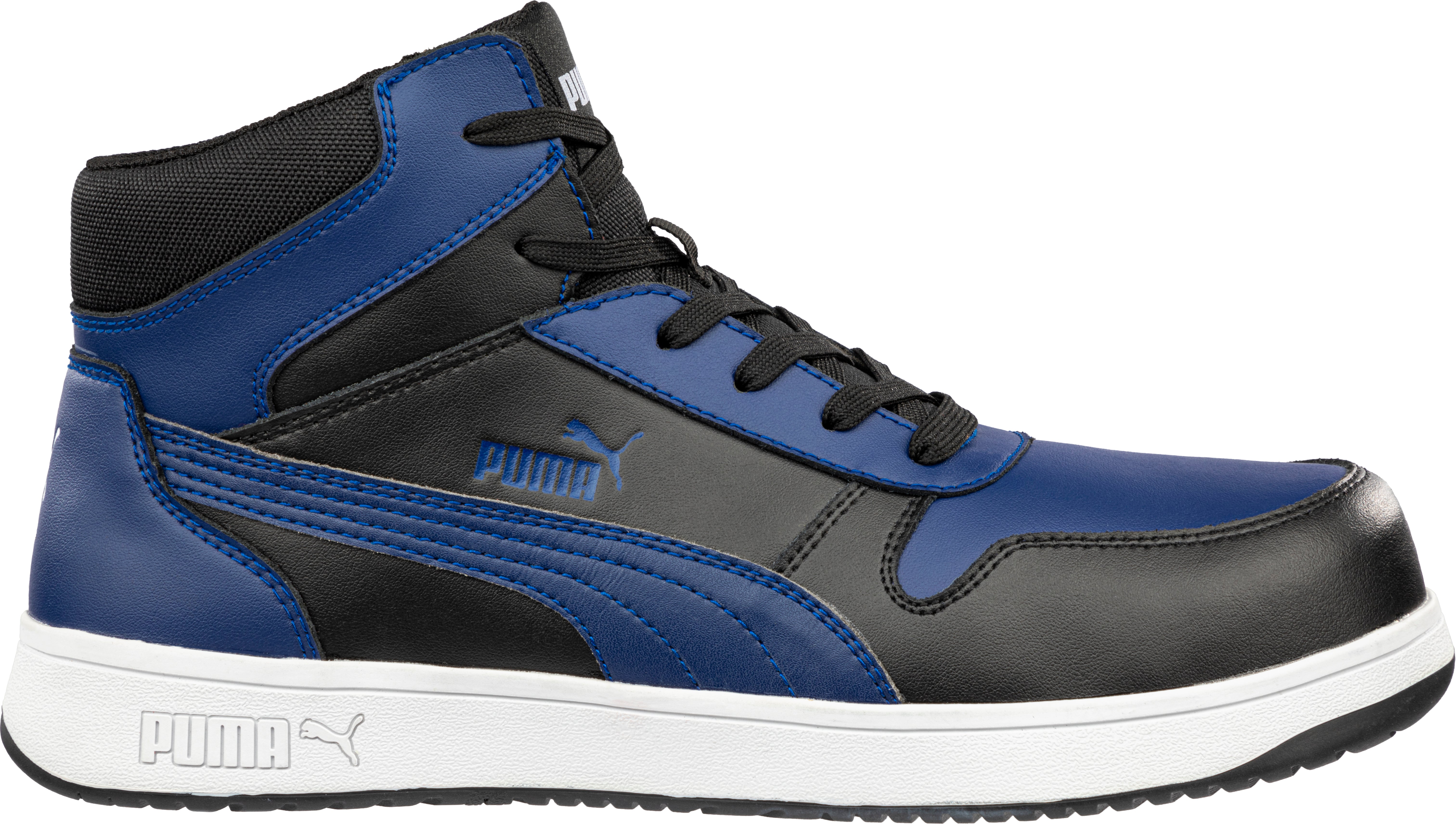 Puma shoes high top blue best sale