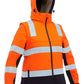 Bisley Women's Taped Two Tone Hi Vis 3-In-1 Soft Shell Jacket (BJL6078T)