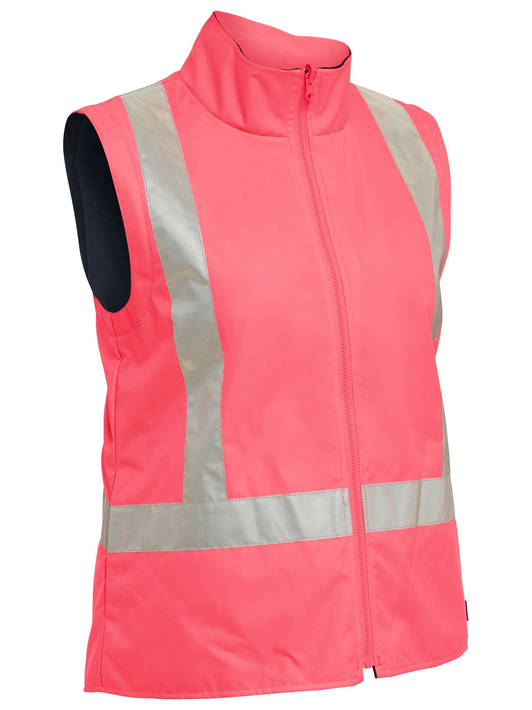 Bisley Women's Taped Hi Vis 5 In 1 Rain Jacket (BKL6975)