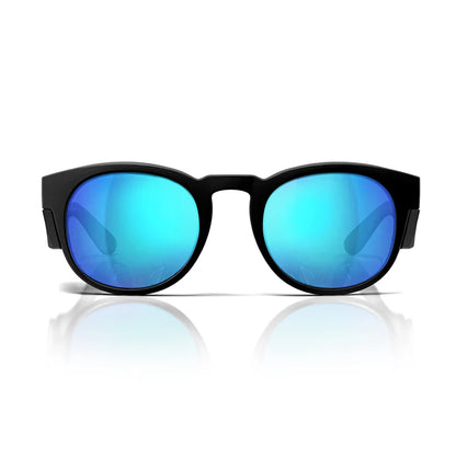 Safestyle Cruisers Matte Black Frame Mirror Blue Polarised Lens (CRMBBP100)