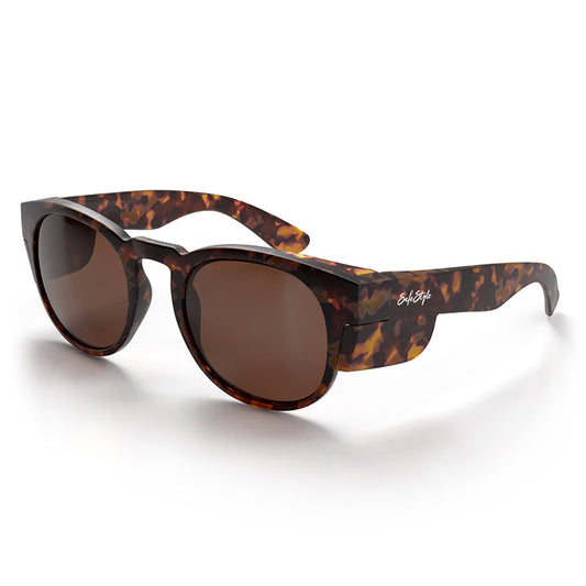 Safestyle Cruisers Matte Tort Frame Brown Polarised Lens  (CRMTBRP100)