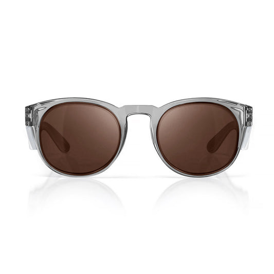 Safestyle Cruisers Graphite Frame Brown Polarised Lens  (CRGBRP100)