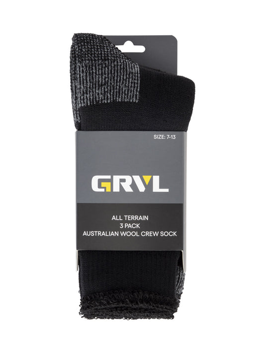 GRVL All Terrain 3 Pack Sock (GRVLS1)