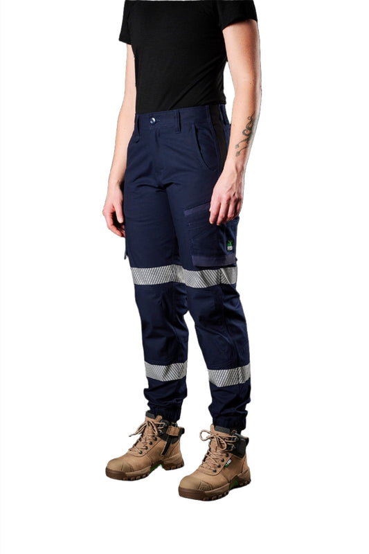 FXD Workwear Reflective Cuffed Stretch Ripstop Work Pants (WP8WT)