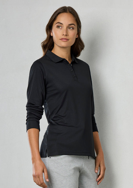 Biz Collection Action Womens Long Sleeve Polo (P206LL)