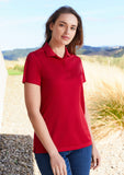 Biz Collection Womens Action Short Sleeve Polo-(P206LS)