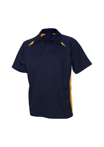 Biz Collection Mens Splice S/S Polo- (P7700)