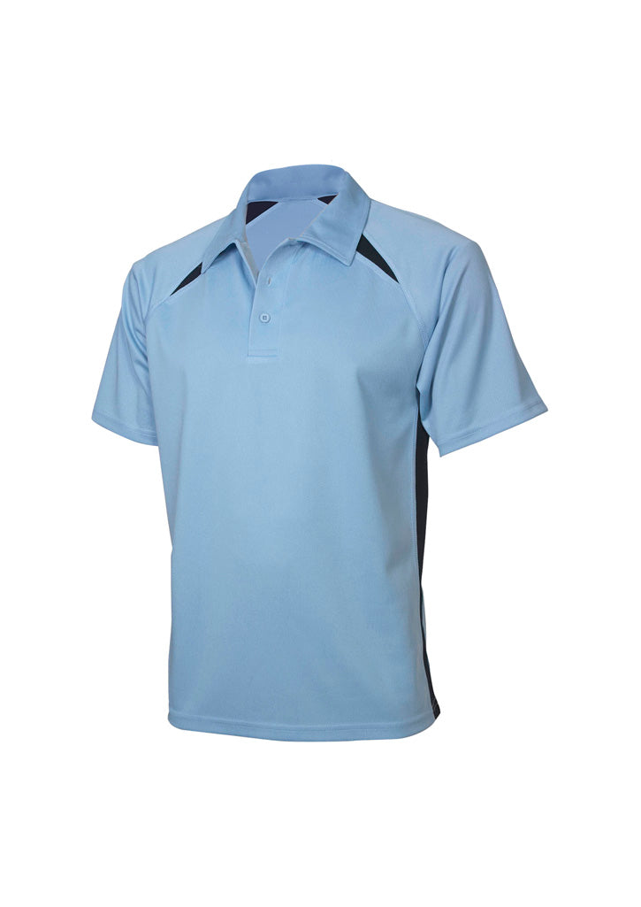 Biz Collection Mens Splice S/S Polo- (P7700)