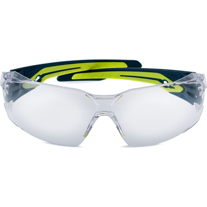 Bolle Safety SILEX+ Forest / Yellow Temples Platinum AS/AF Clear Lens (SILEXPPSI)