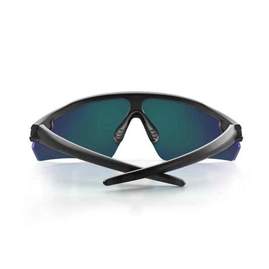 Safestyle Phantoms Matte Black Frame Reflectors Blue Lens (PHMBBT100)