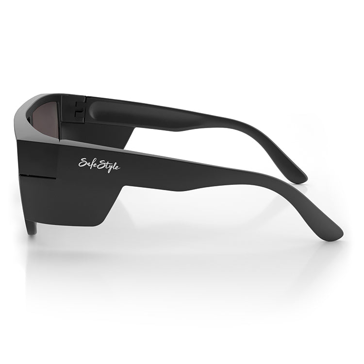 Safestyle Primes Matte Black Frame Reflectors Red Lens (PMBRT100)