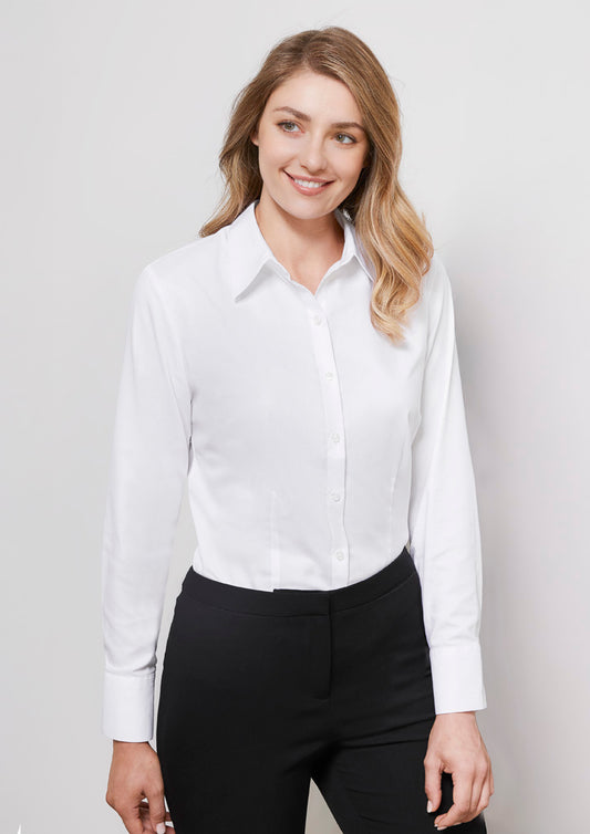 Biz Collection Womens Luxe L/S Shirt (S118LL)