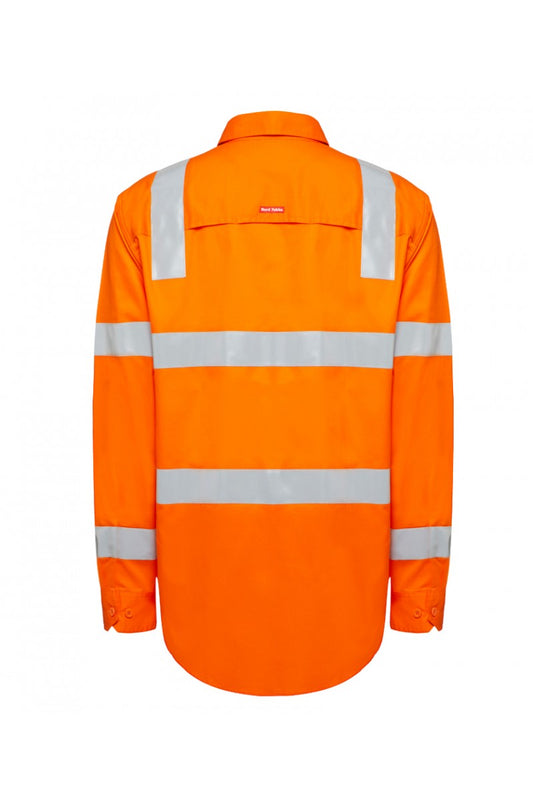 Hard Yakka Biomotion Hi-vis Taped Cotton Shirt (Y04265)