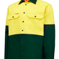 Hard Yakka Core Hi-Vis Long Sleeve Heavyweight Cotton Drill Shirt (Y04605)