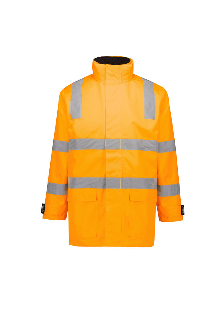 Syzmik Unisex Hi Vis VIC Rail 4 In 1 Waterproof Jacket (ZJ580)