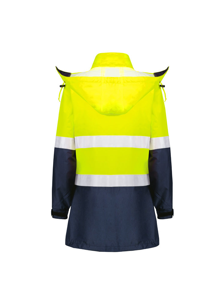 Syzmik Womens Hi Vis Ultralite Waterproof Jacket (ZJ757)