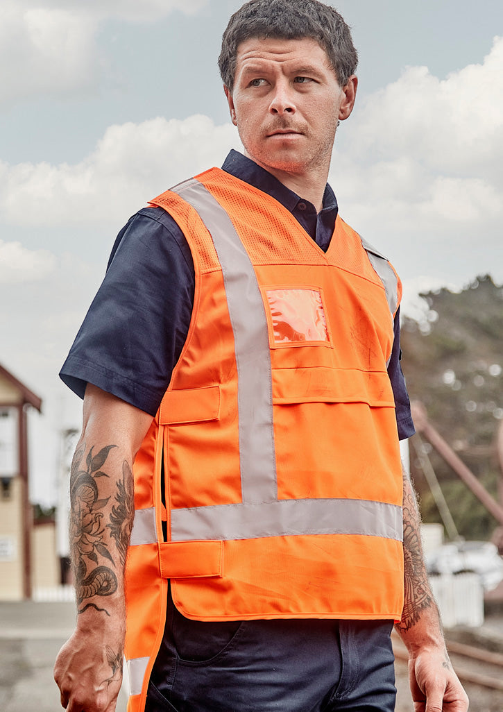 Syzmik Unisex Hi Vis NSW Rail Vest (ZV697) – Indigo Workwear