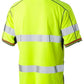 Bisley Taped Hi Vis Polyester Mesh Polo (BK1219T)