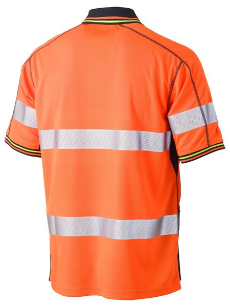 Bisley Taped Hi Vis Polyester Mesh Polo (BK1219T)