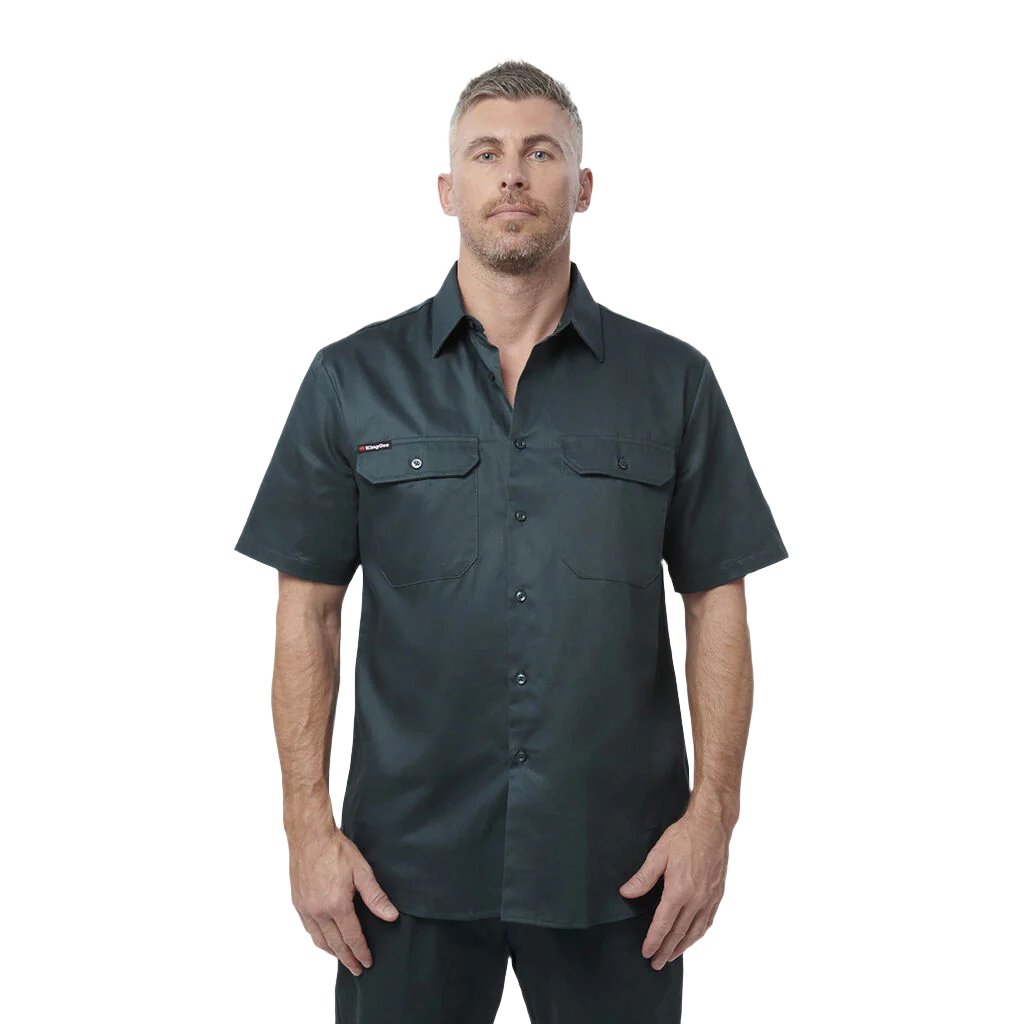 King Gee Open Front Drill Shirt S/S (K04030)