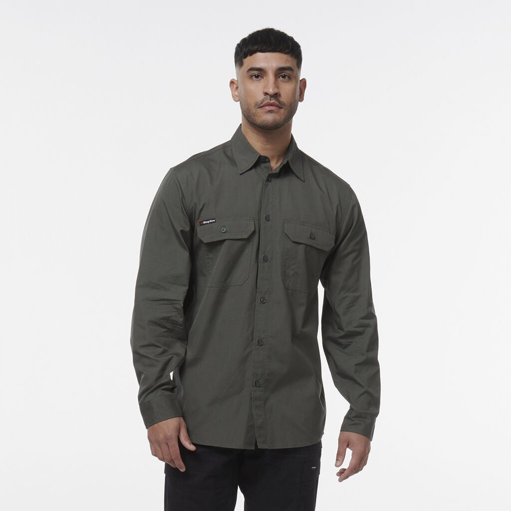 King Gee Workcool Vented Shirt Long Sleeve (K14031)