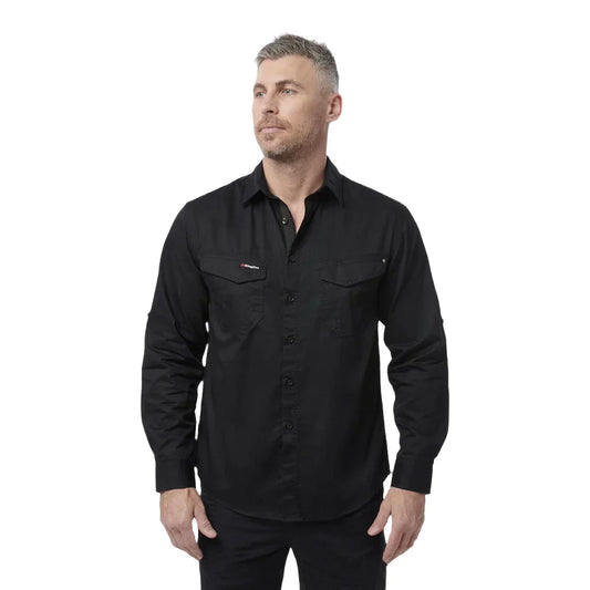 King Gee Tradies Shirt L/S-(K14350)