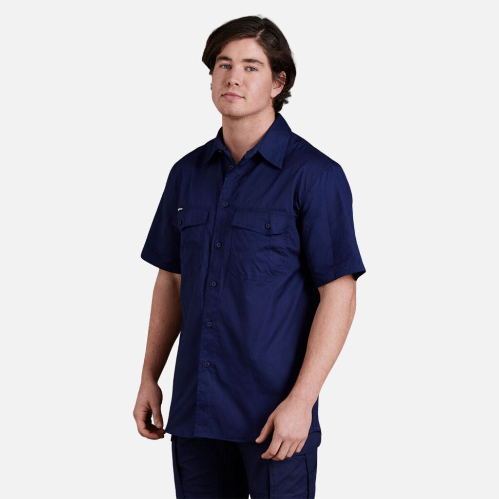 King Gee Workcool 2 Lightweight Ripstop Short Sleeve Work Shirt (K14825)