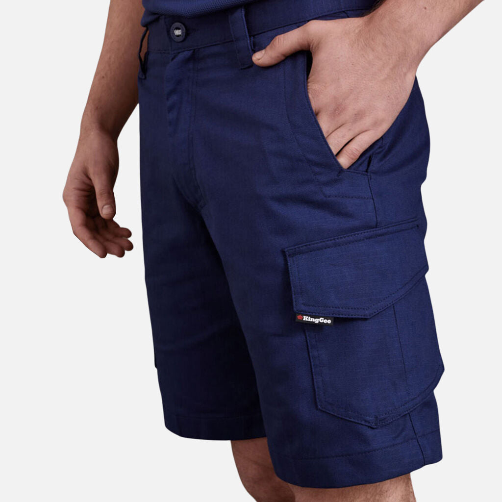 King Gee Workcool 2 Lightweight Ripstop Cargo Work Shorts (K17820)