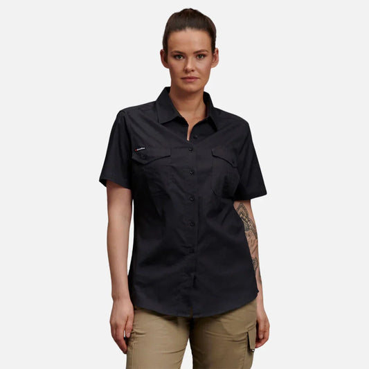 King Gee Womens Workcool 2 Shirt S/S-(K44205)