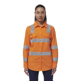 King Gee Women's Workcool Vented VIC Rail Shirt (K44232)