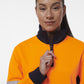 King Gee Women's Hi Vis Reflective Spliced 1/4 Zip Fleece (K45009)