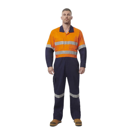 King Gee Workcool 2 Hi-Vis Reflective Two Tone Work Overalls (K51540)