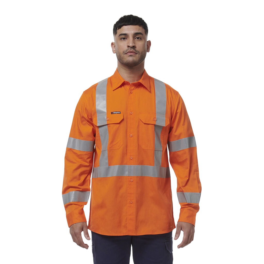 King Gee Workcool Vented NSW Rail Shirt (K54016)