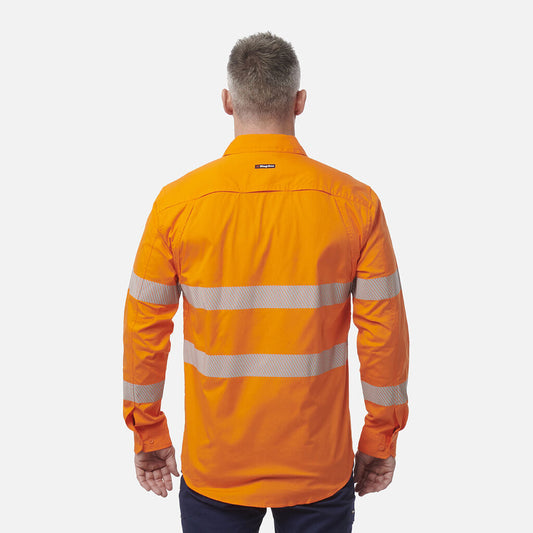 King Gee Workcool Pro Hi-Vis Stretch Reflective Work Shirt (K54031)