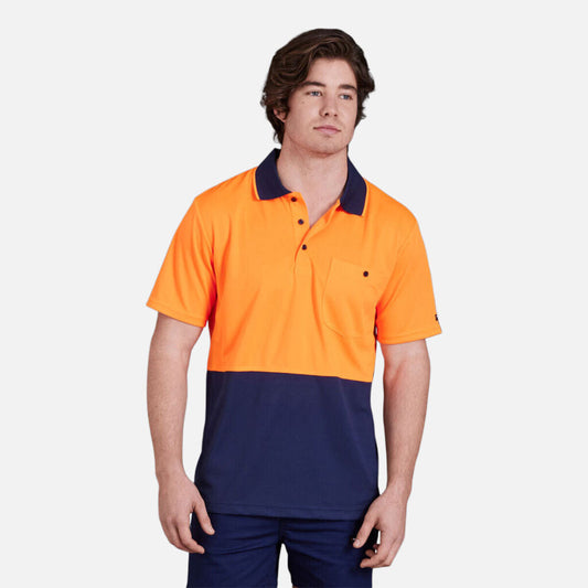 King Gee Workcool Hyperfreeze Spliced Polo Short Sleeve-(K54205)