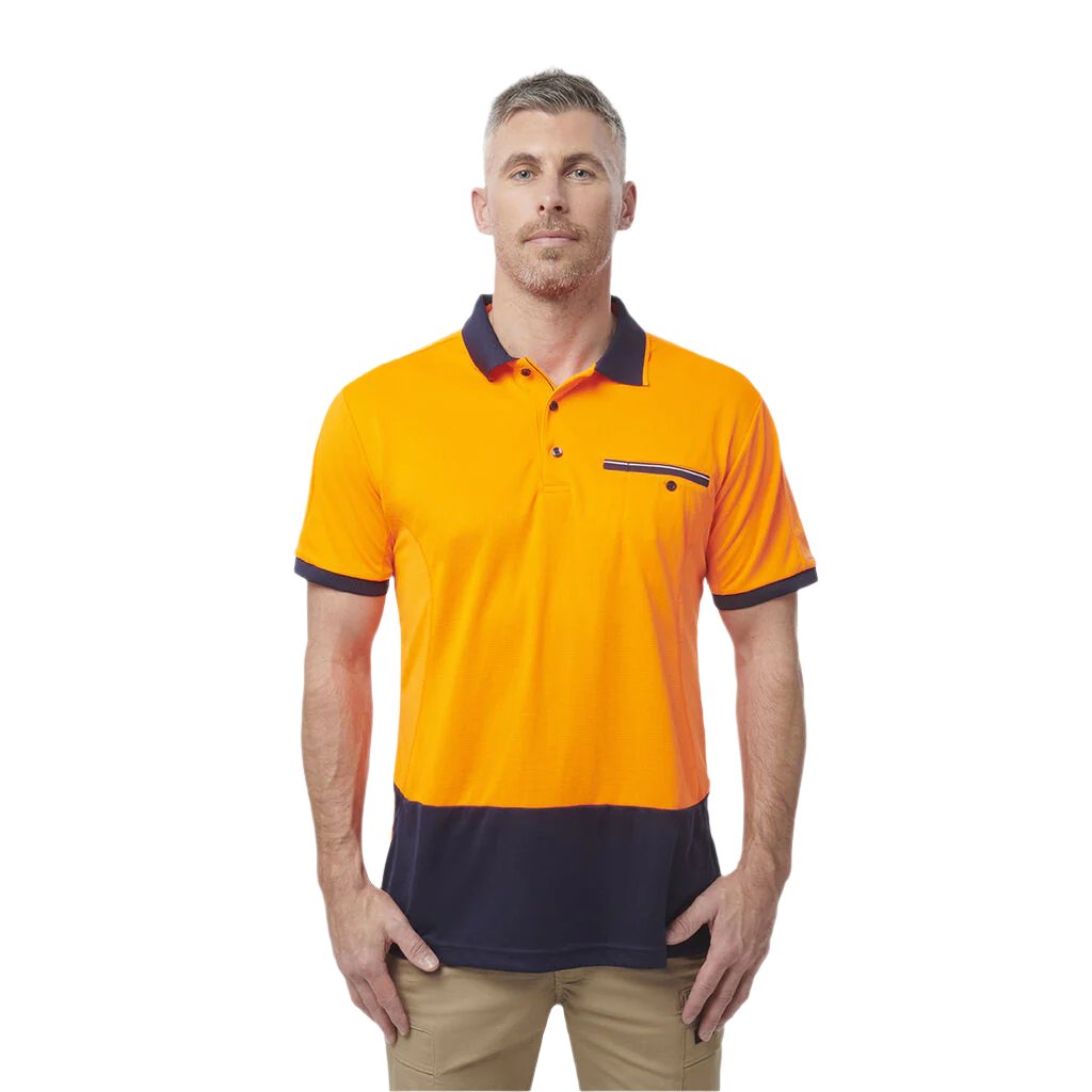 King Gee Workcool Spliced Polo Short Sleeve (K54845)