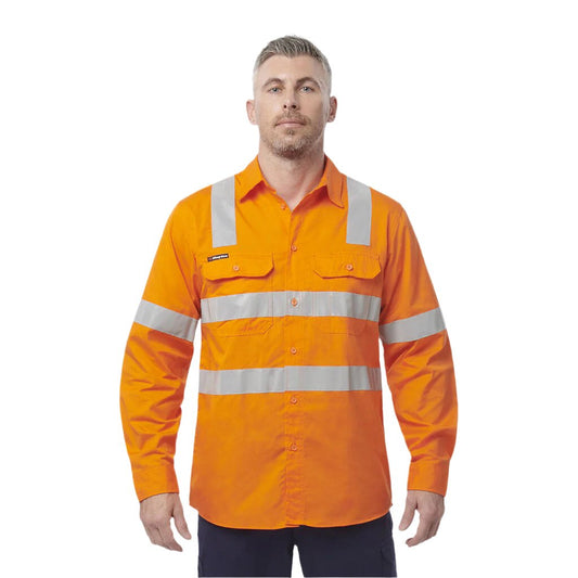 King Gee Workcool Vented X Back Shirt L/S (K54917)