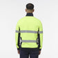 King Gee Hi Vis Reflective Spliced 1/4 Zip Fleece (K55040)