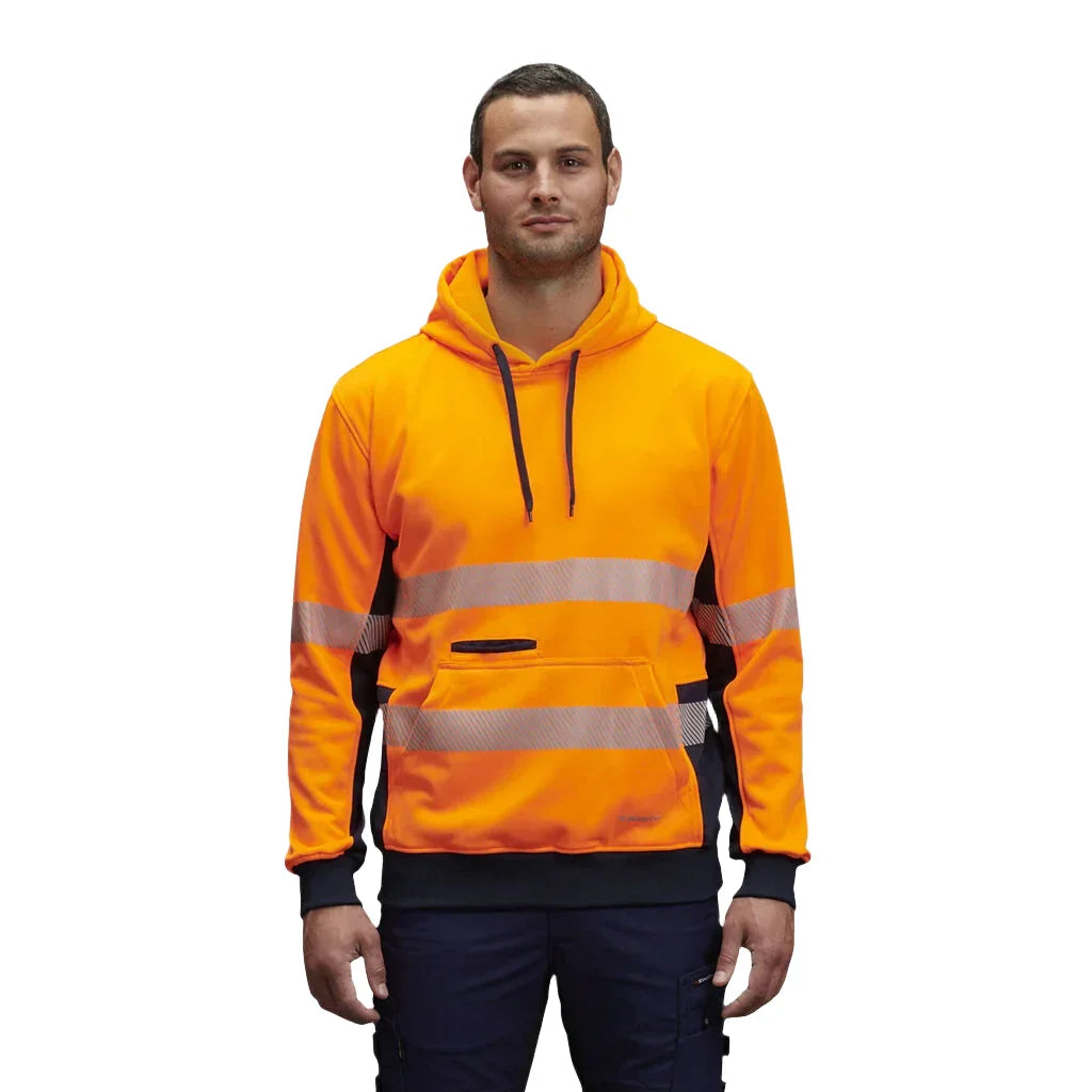 King Gee Hi Vis Refelctive Pull Over Hoodie-(K55054)