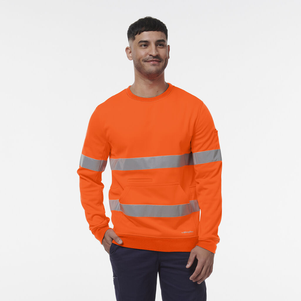 King Gee Reflective Crew Neck Fleece (K55059)